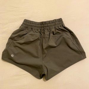 Lululemon | Track That Olive Green Shorts